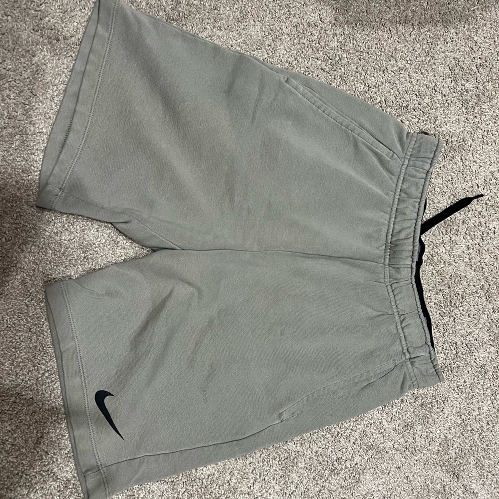 Nike Gray Athletic Shorts with Versatile Design